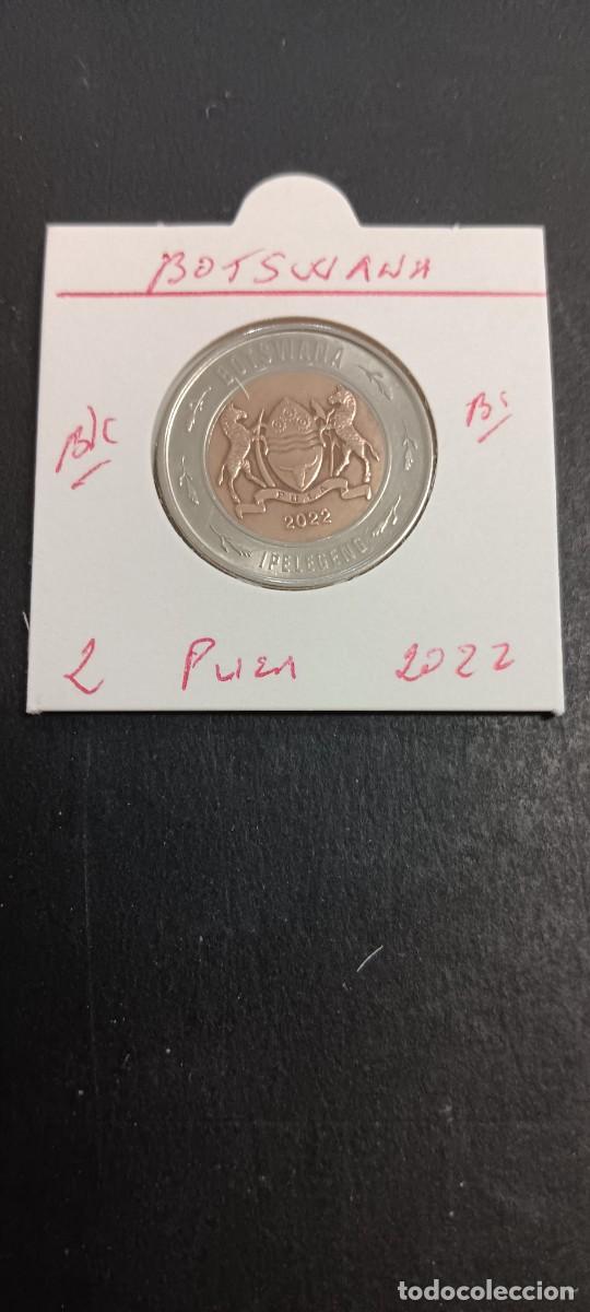 Monedas antiguas de &Aacute;frica: BOTSWANA 2 PULA 2022 BC KM=36 (BIMETALICA)