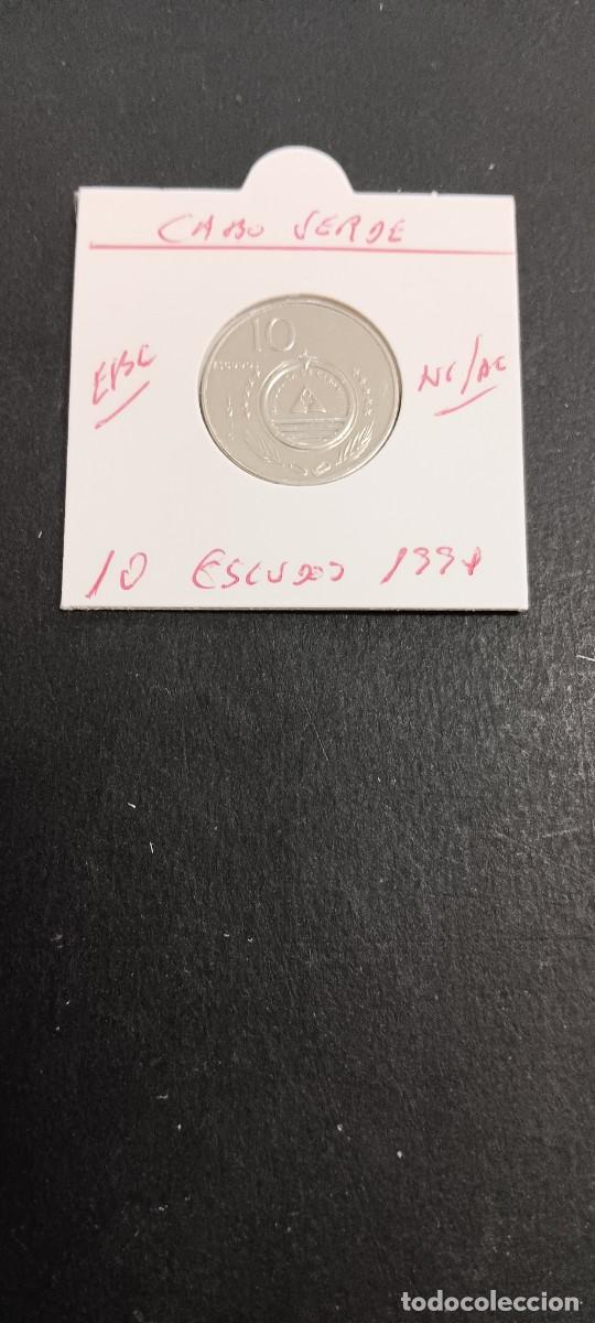 Monedas antiguas de &Aacute;frica: CABO VERDE 10 ESCUDOS 1994 EBC KM=29 (NIQUEL-ACERO)PASSARINHA