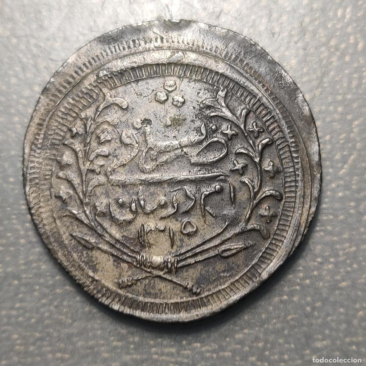Monedas antiguas de &Aacute;frica: SUDAN 20 PIASTRES AH 1315/8 (1898)