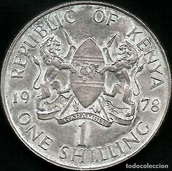 Monedas antiguas de &Aacute;frica: KENIA 1978 - 1 SHILLING - KM 14 - CIRCULADA