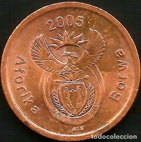 Monedas antiguas de &Aacute;frica: SUDAFRICA 2005 - 5 CENTS - KM 291 - CIRCULADA