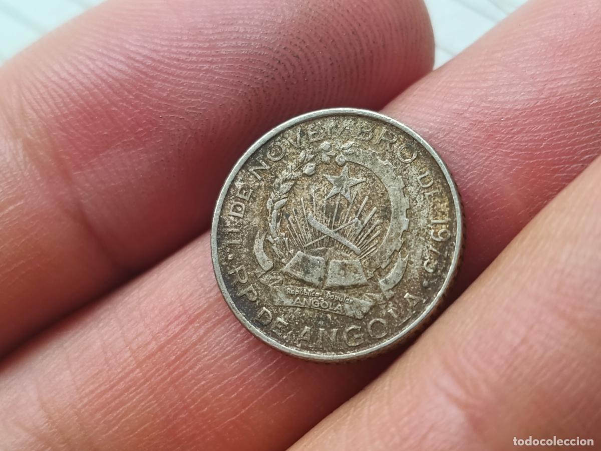 Monedas antiguas de &Aacute;frica: Angola. 50 lwei de 1975