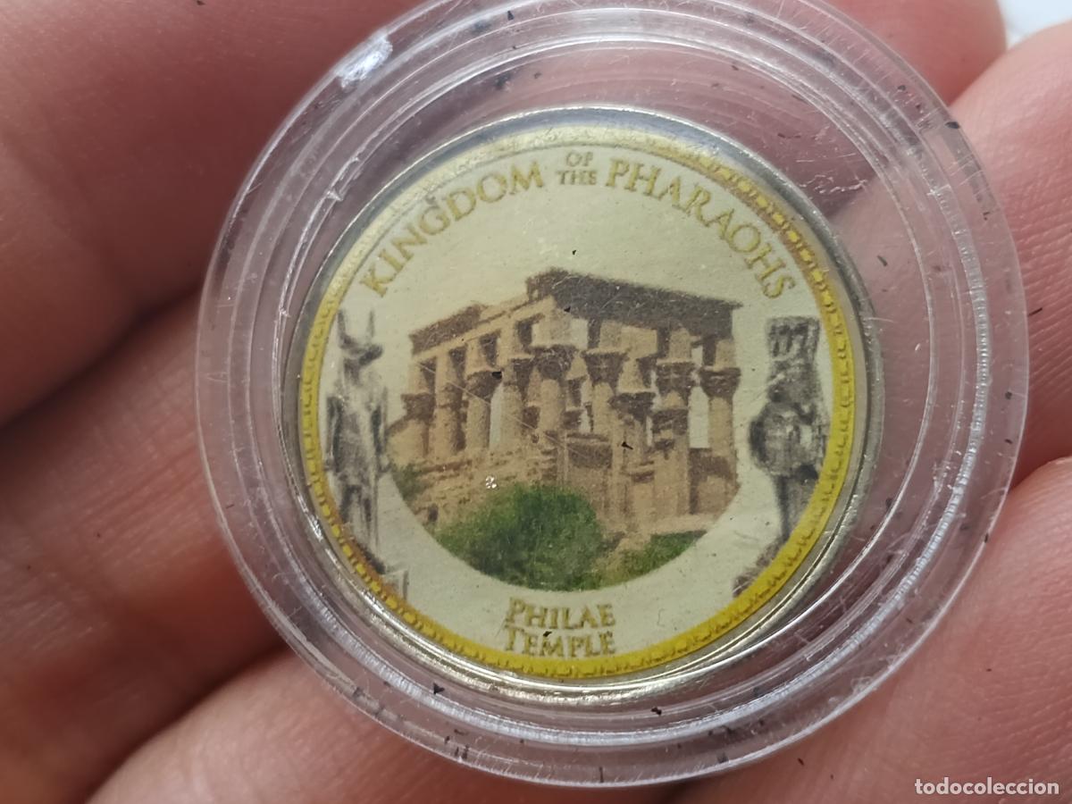 Monedas antiguas de &Aacute;frica: Egipto. 1 pound. Templo de Philae
