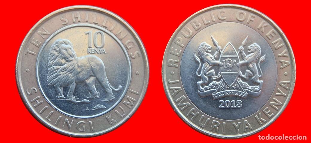 Monedas antiguas de &Aacute;frica: 10 SHILLINGS CHELINES 2018 KENIA KENYA-151018