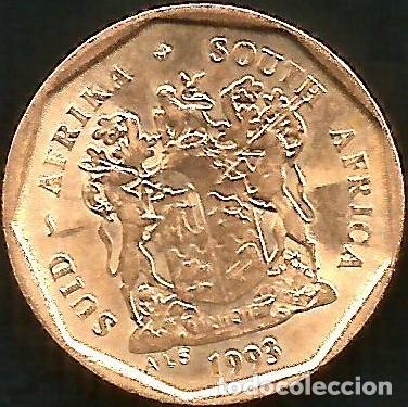 Monedas antiguas de &Aacute;frica: SUDAFRICA 1993 - 10 CENTS - KM 135 - CIRCULADA