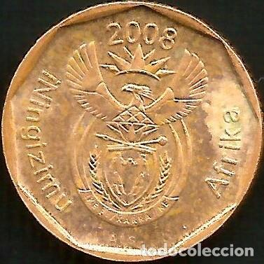 Monedas antiguas de &Aacute;frica: SUDAFRICA 2008 - 10 CENTS - KM 441 - CIRCULADA