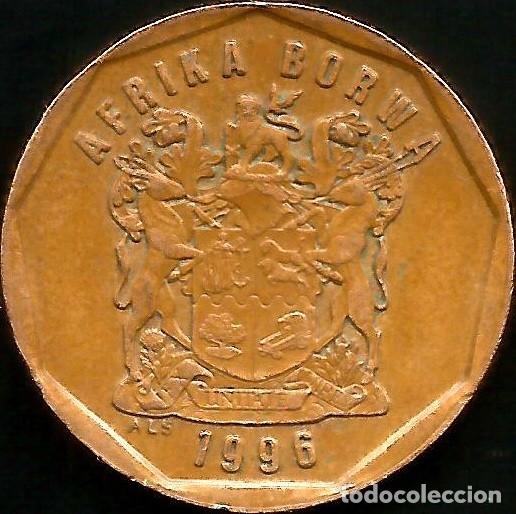 Moedas antigas de &Aacute;frica: SUDAFRICA 1996 - 50 CENTS - KM 163 - CIRCULADA