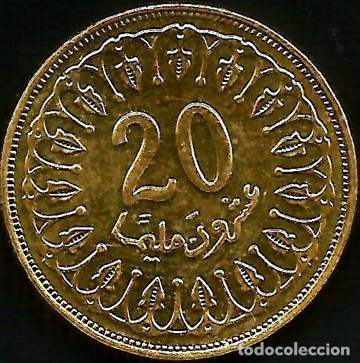 Moedas antigas de &Aacute;frica: TUNEZ 2003 - 20 MILIM - KM 307.1 - CIRCULADA