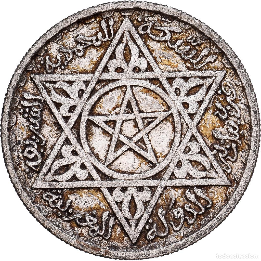 Monedas antiguas de &Aacute;frica: [#1167821] Marruecos, Mohammed V, 100 Francs, 1953, Paris, Plata, BC+, KM:52