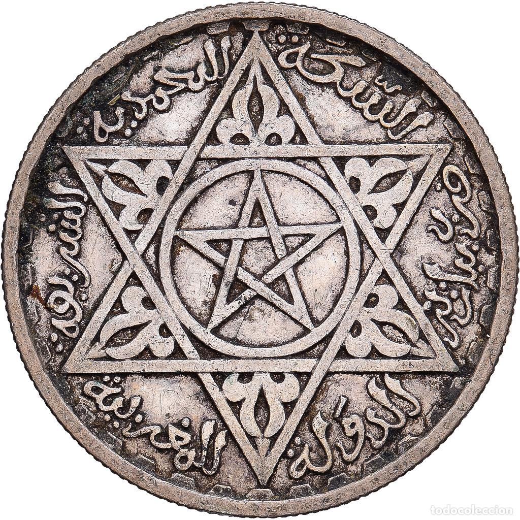 Monedas antiguas de &Aacute;frica: [#1167823] Marruecos, Mohammed V, 100 Francs, 1953, Paris, Plata, MBC, KM:52