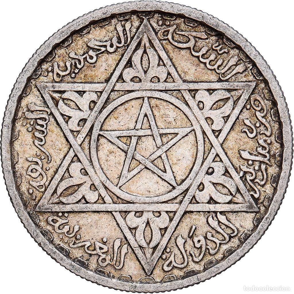 Monedas antiguas de &Aacute;frica: [#1167824] Marruecos, Mohammed V, 100 Francs, 1953, Paris, Plata, MBC, KM:52