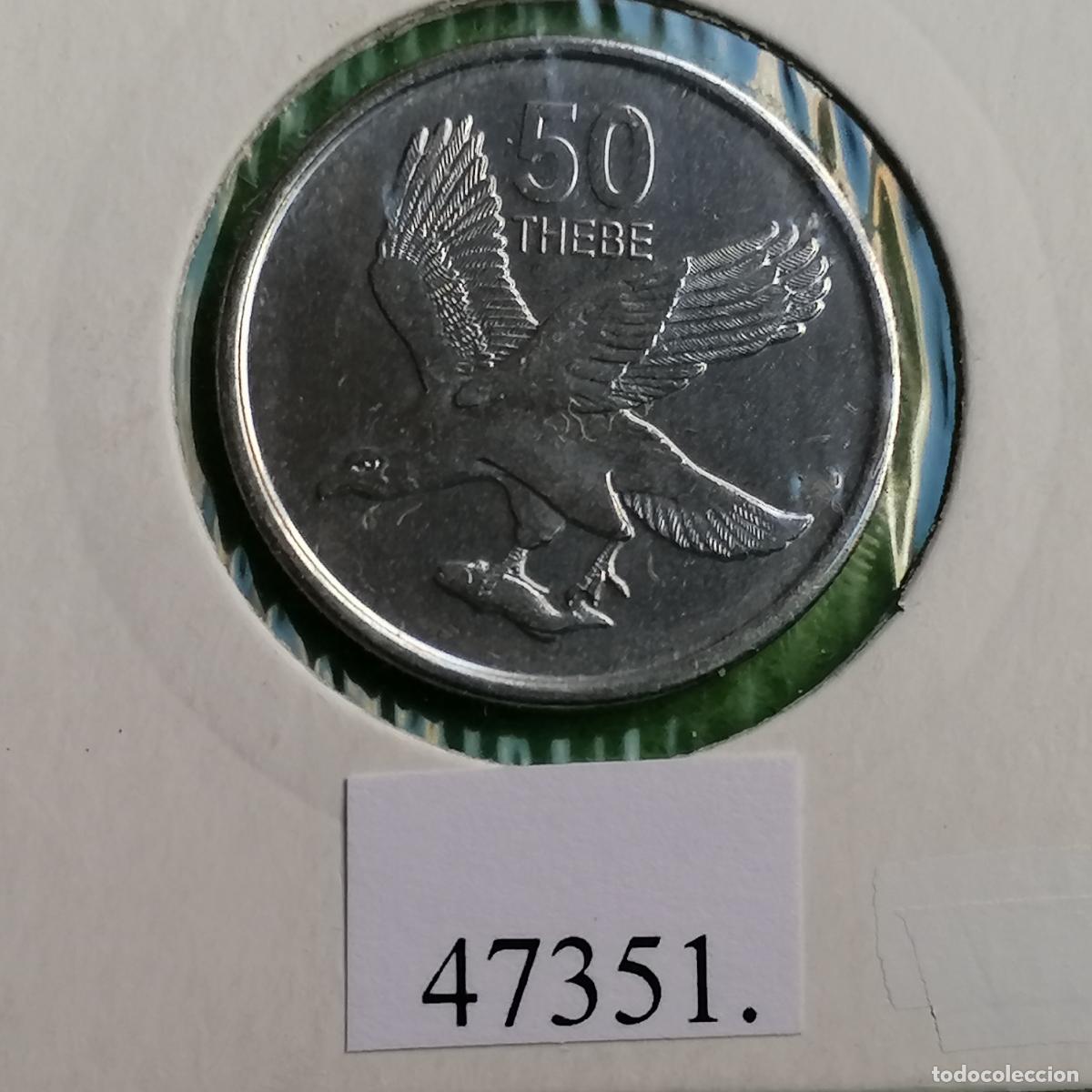 Monedas antiguas de &Aacute;frica: Botsuana, 50 thebe 2013, Botswana