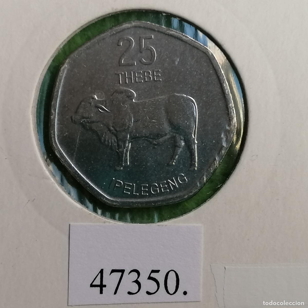 Monedas antiguas de &Aacute;frica: Botsuana, 25 thebe 2013, Botswana