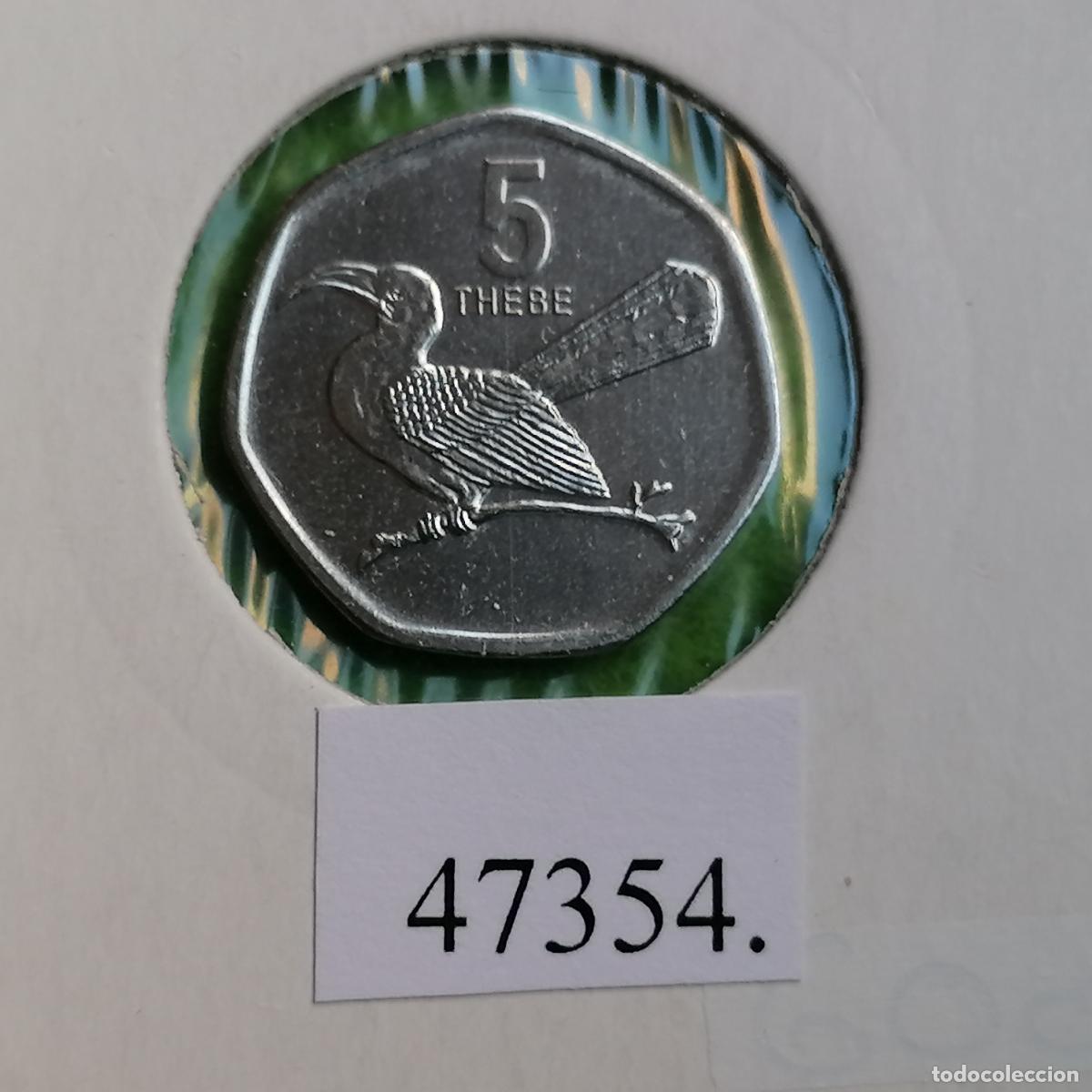 Monedas antiguas de &Aacute;frica: Botsuana, 5 thebe 2013, Botswana