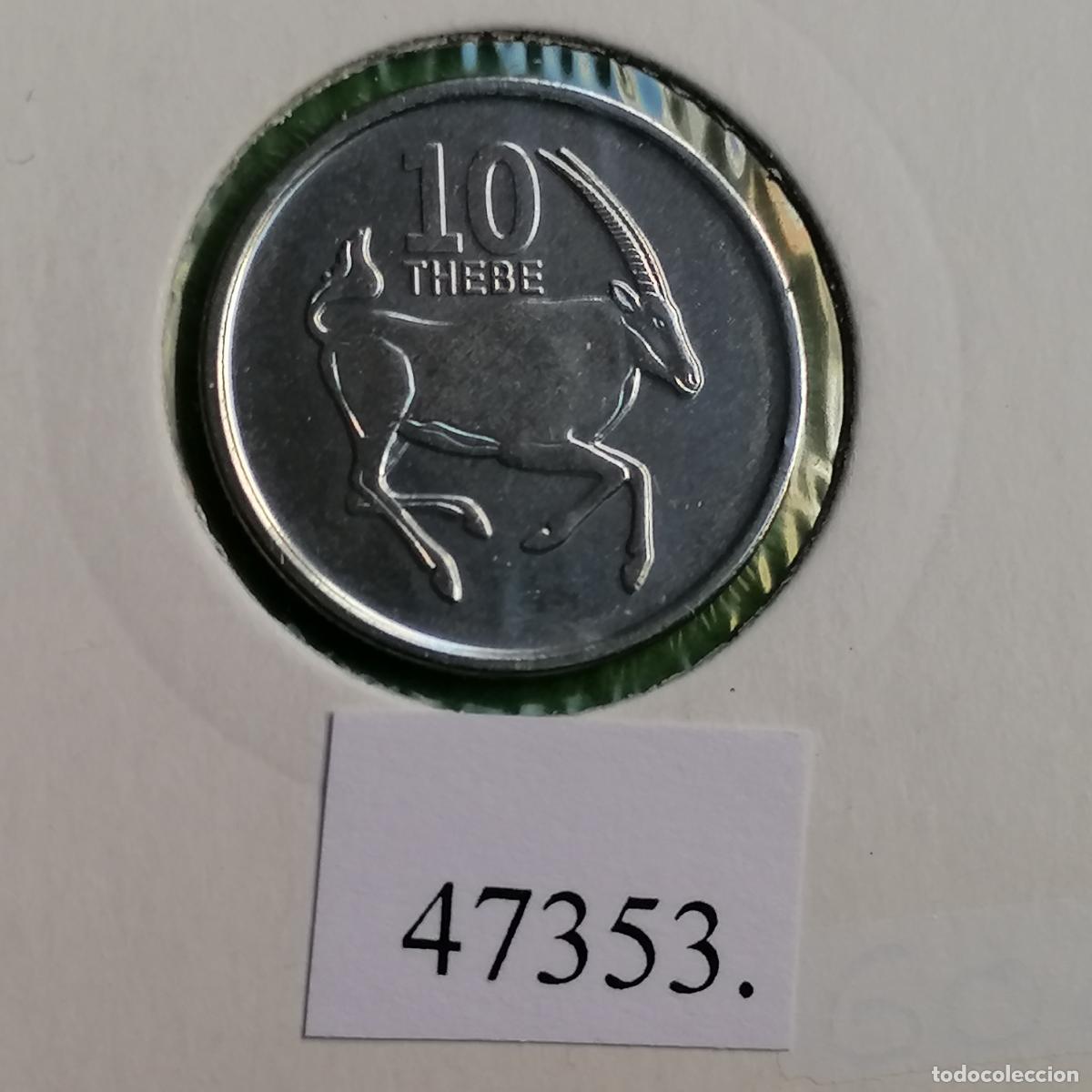 Monedas antiguas de &Aacute;frica: Botsuana, 10 thebe 2013, Botswana