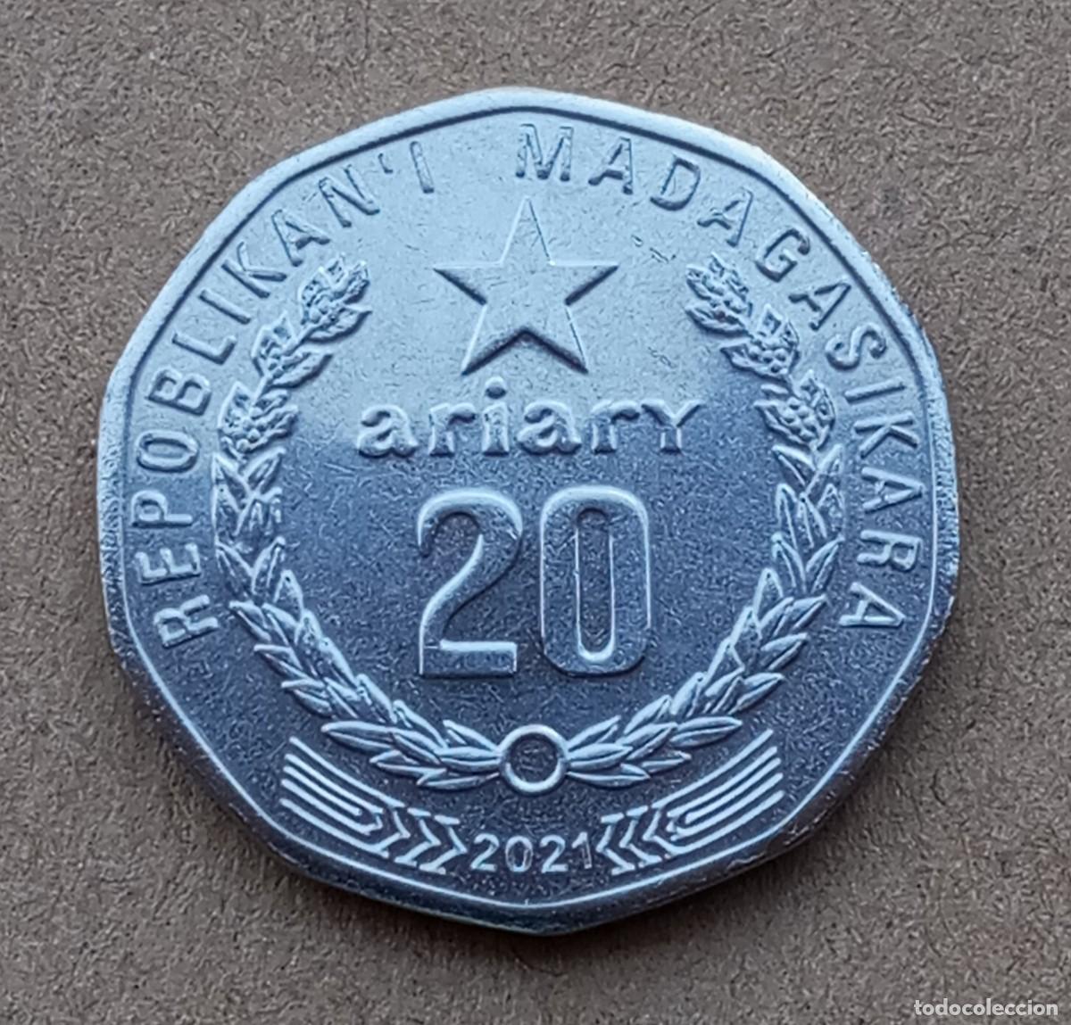 Monedas antiguas de &Aacute;frica: LOTE N&ordm; 26 MONEDA DE MADAGASCAR (SIN CIRCULAR)