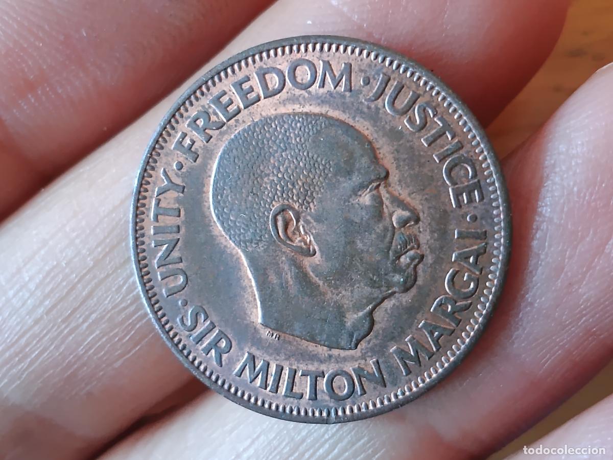 Monedas antiguas de &Aacute;frica: Sierra Leona 1 cent 1964