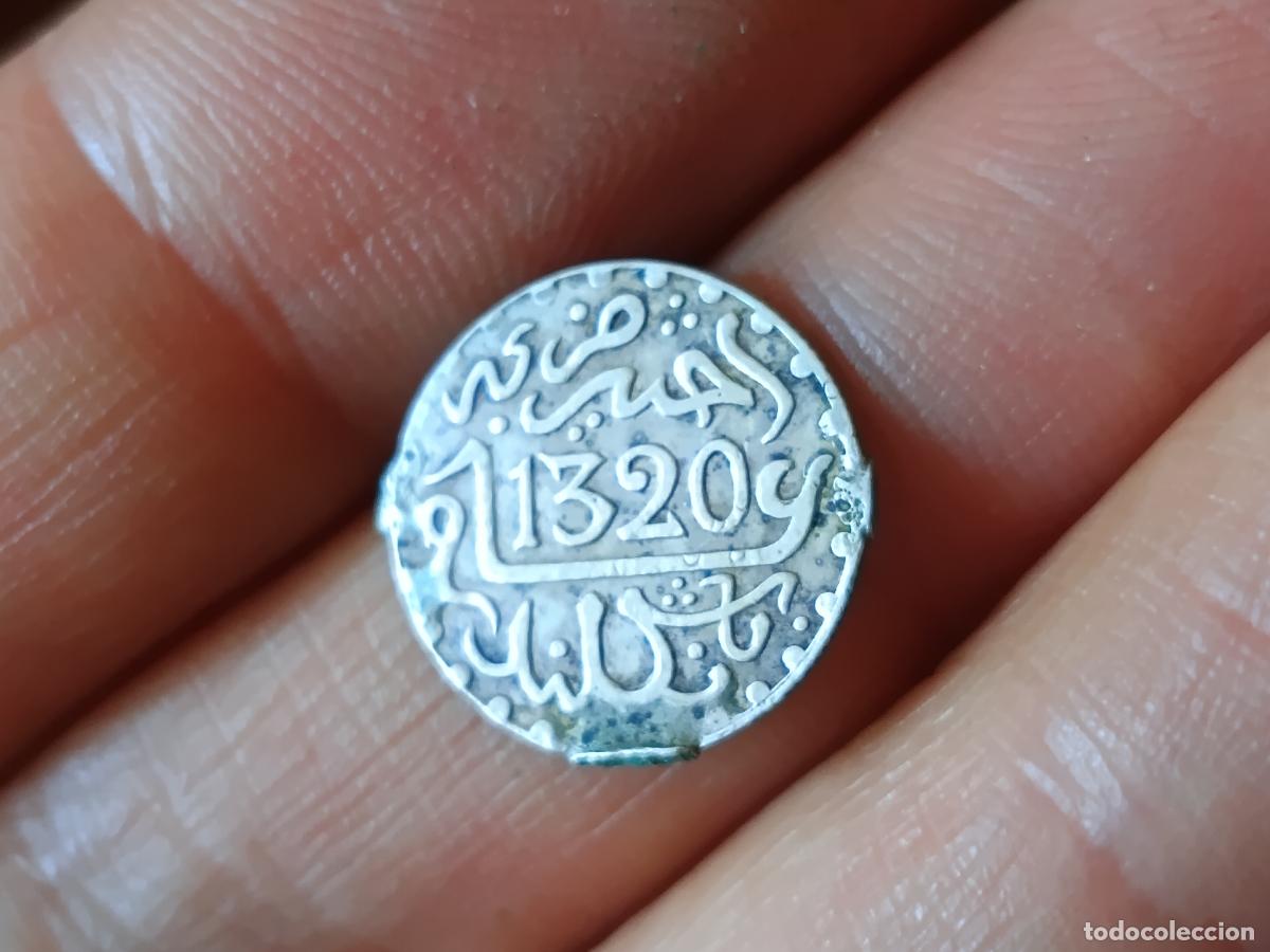 Monedas antiguas de &Aacute;frica: MARRUECOS - 1/2 Dirham de PLATA - 1320 (1902) PLATA