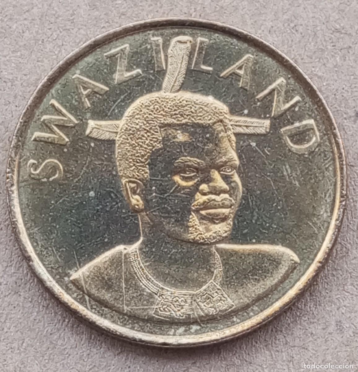 Monedas antiguas de &Aacute;frica: LOTE N&ordm; 47 MONEDA DE ESUATINI (SIN CIRCULAR)