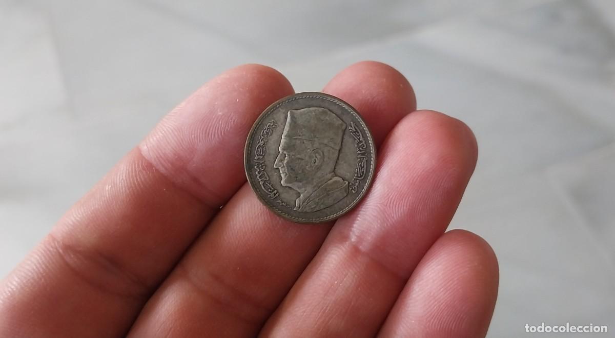 Monedas antiguas de &Aacute;frica: MARRUECOS 1 DIRHAM 1960 PLATA