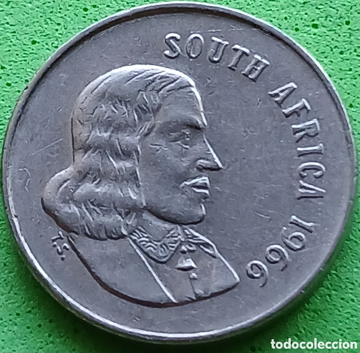 Monedas antiguas de &Aacute;frica: South &Aacute;frica 5 cents 1966 km#67.1