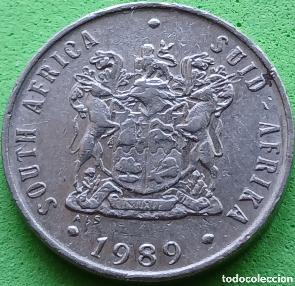 Monedas antiguas de &Aacute;frica: South &Aacute;frica 10 cents 1989 km#85