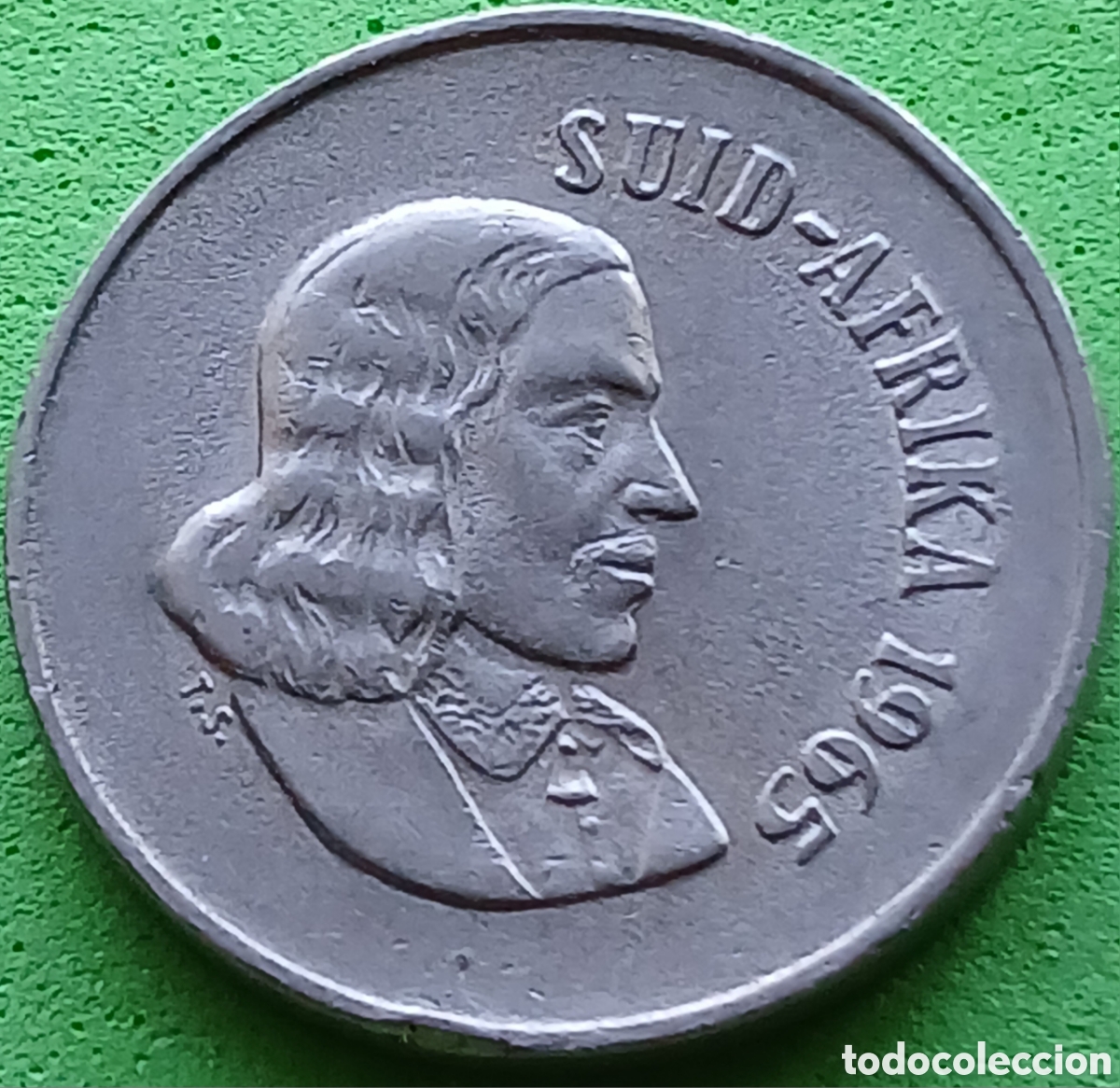 Monedas antiguas de &Aacute;frica: Suid &Aacute;frika 10 cents 1965 km#68.2