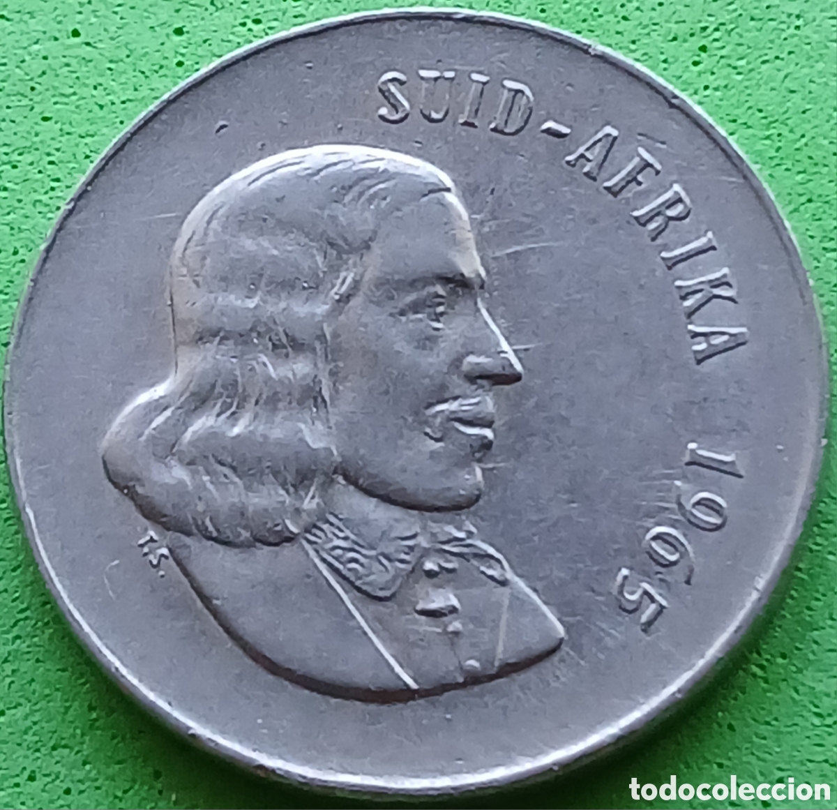 Monedas antiguas de &Aacute;frica: Suid &Aacute;frika 20 cents 1965 km#69.2