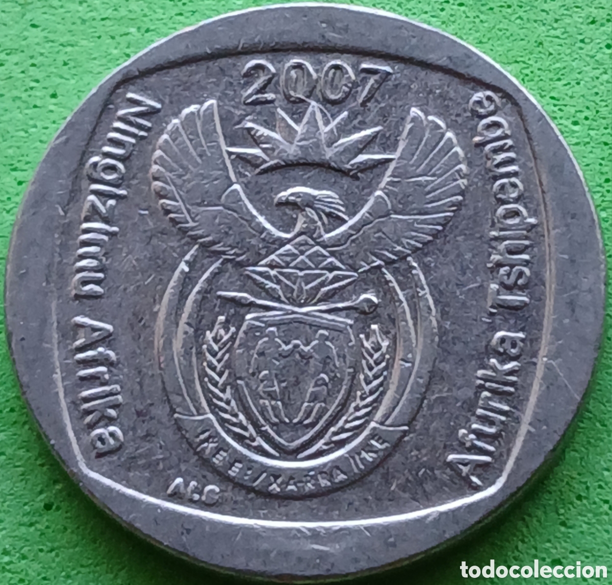 Monedas antiguas de &Aacute;frica: Ningizimu &Aacute;frika 1 rand 2007 km#344