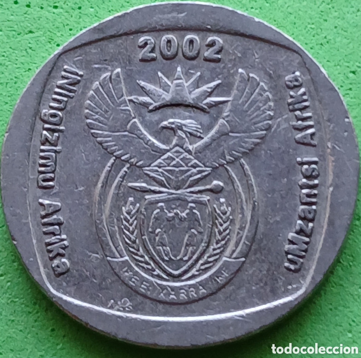 Monedas antiguas de &Aacute;frica: Iningizimu &Aacute;frika 2 rand 2002 km#273