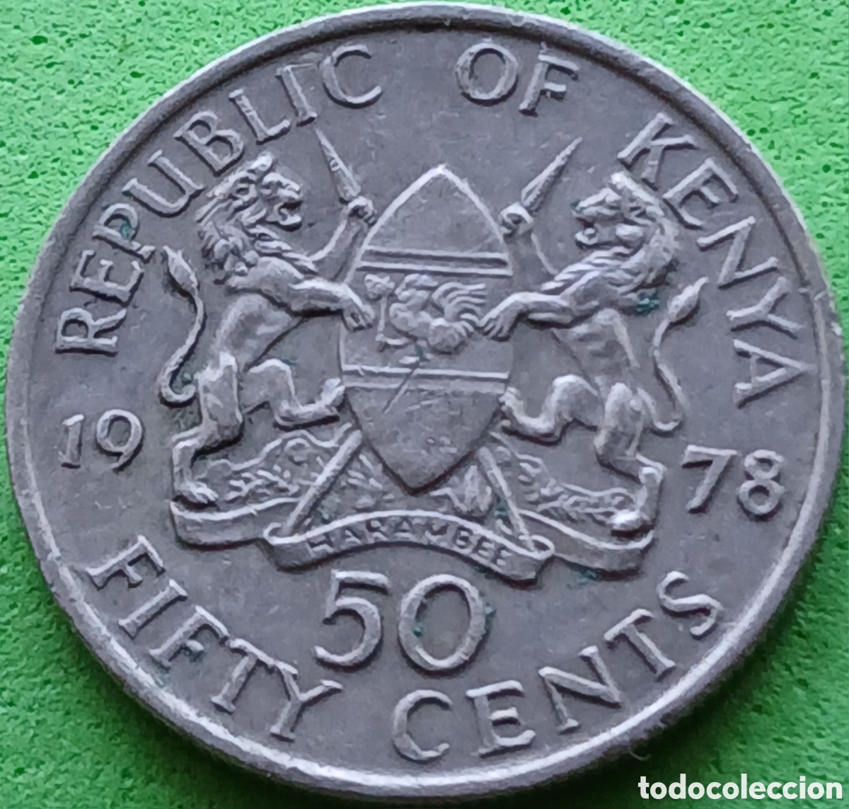 Monedas antiguas de &Aacute;frica: Kenya 50 cents 1978 km#13