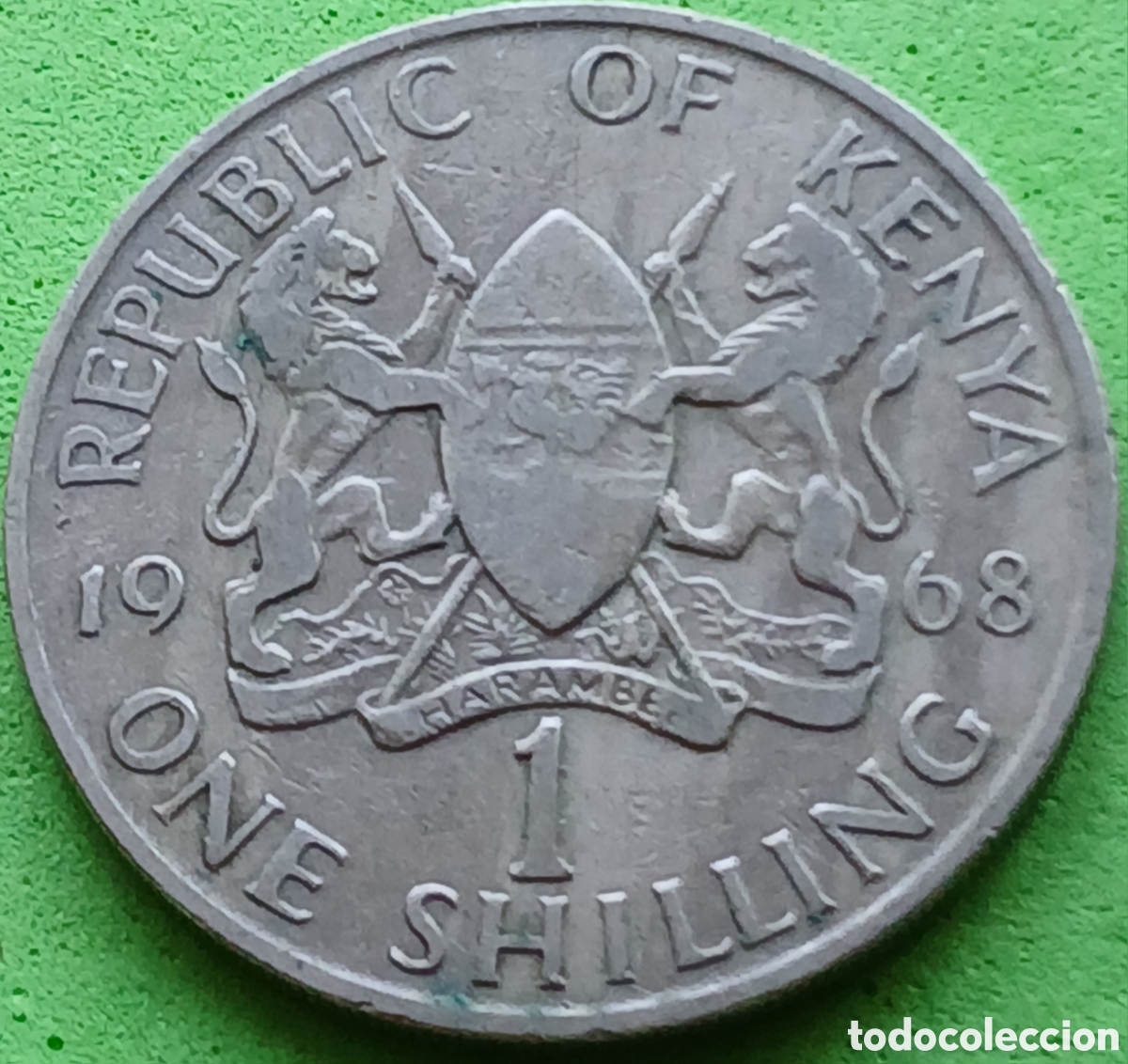 Monedas antiguas de &Aacute;frica: Kenya 1 shilling 1968 km#5