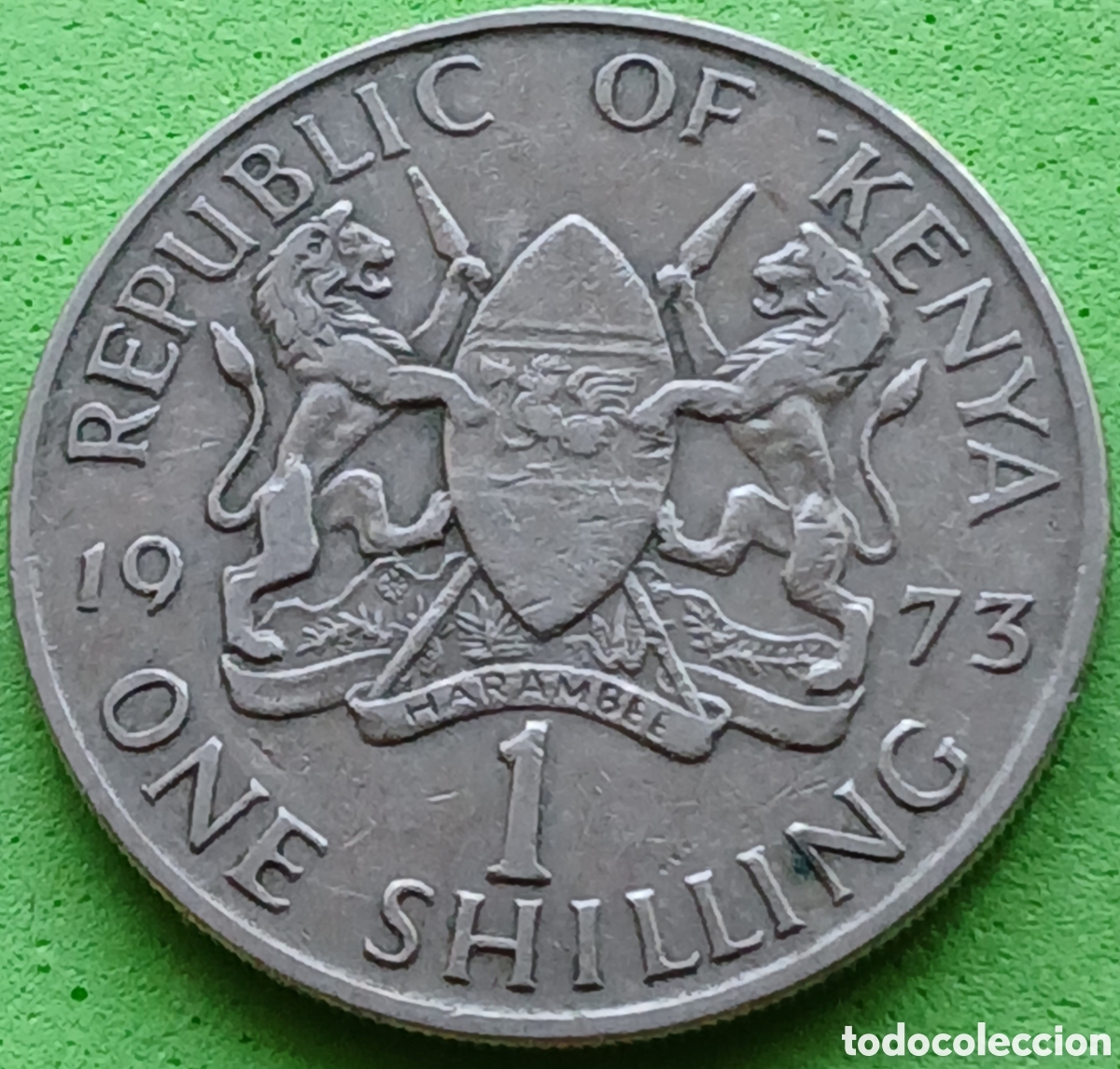 Monedas antiguas de &Aacute;frica: Kenya 1 shilling 1973 km#14