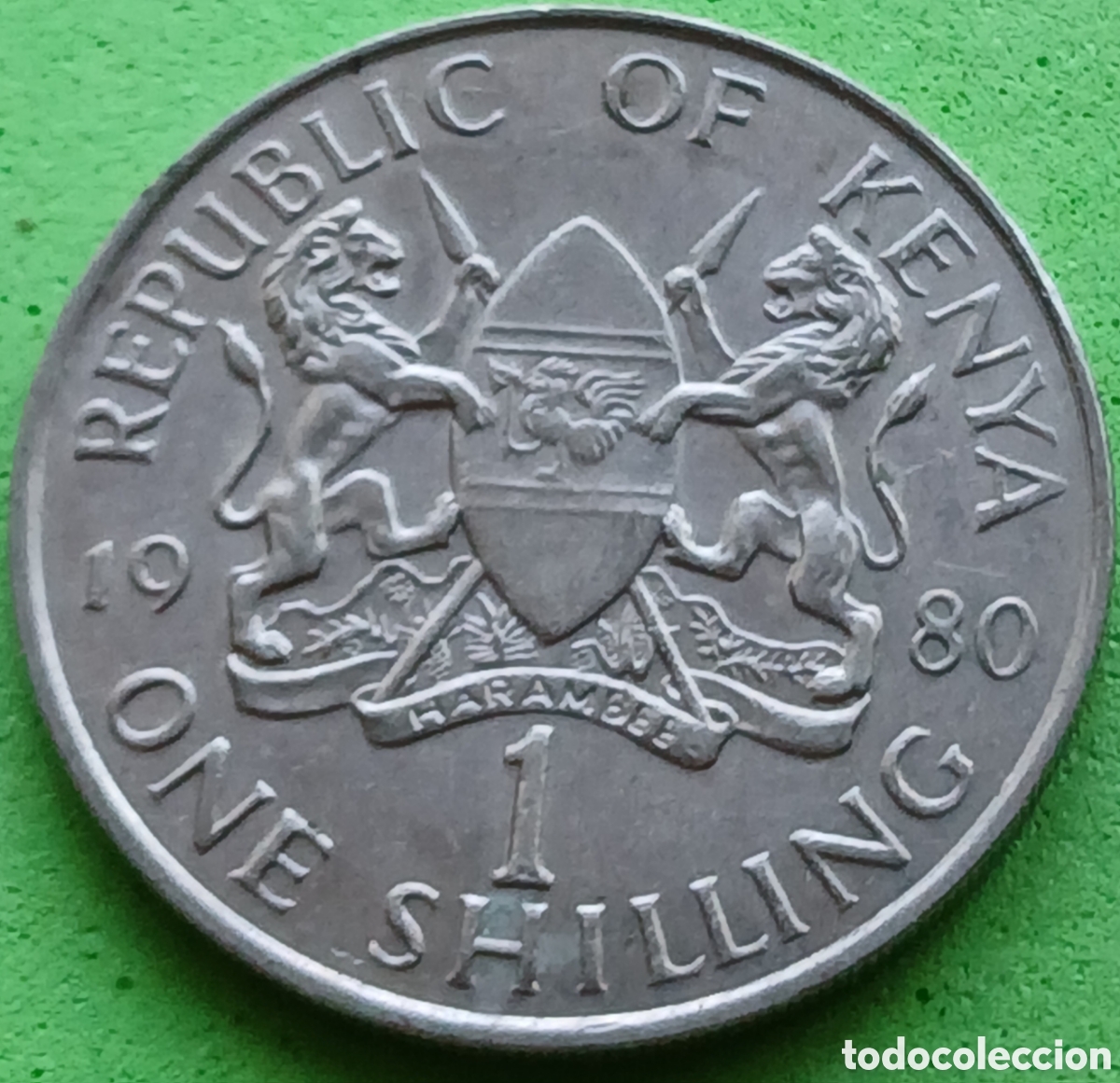 Monedas antiguas de &Aacute;frica: Kenya 1 shilling 1980 km#20
