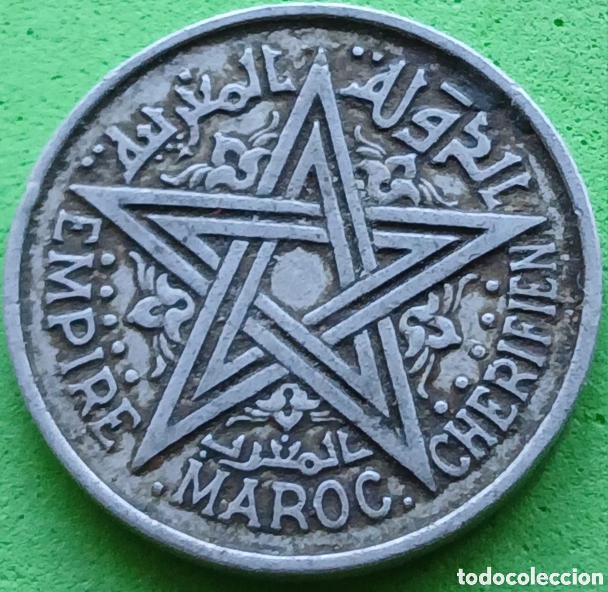 Monedas antiguas de &Aacute;frica: Marruecos 2 francos 1951 Y#47