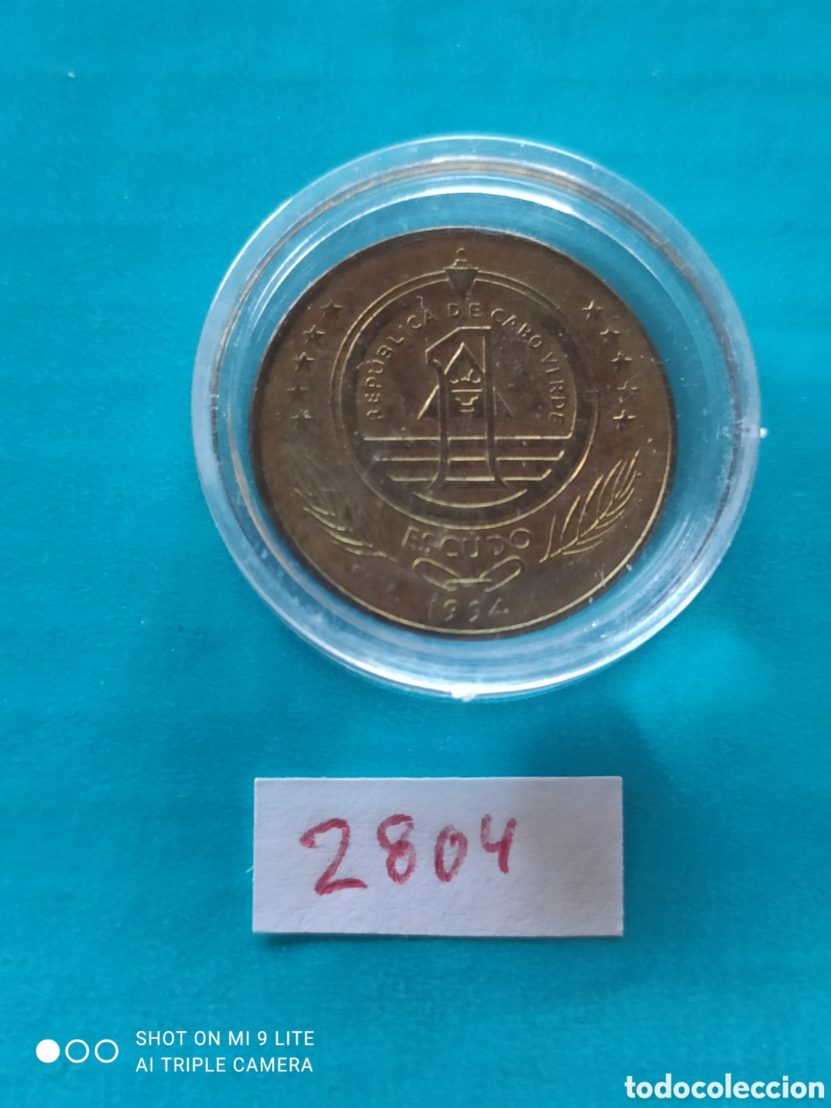 Monedas antiguas de &Aacute;frica: 1 escudo de Cabo verde a&ntilde;o 1994