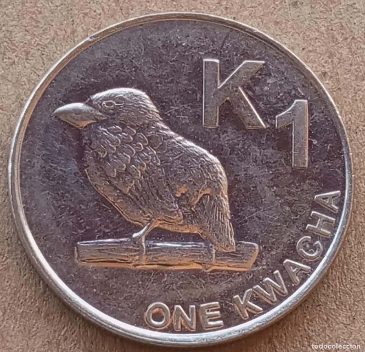 Monedas antiguas de &Aacute;frica: LOTE N&ordm; 63 MONEDA DE ZAMBIA (SIN CIRCULAR)