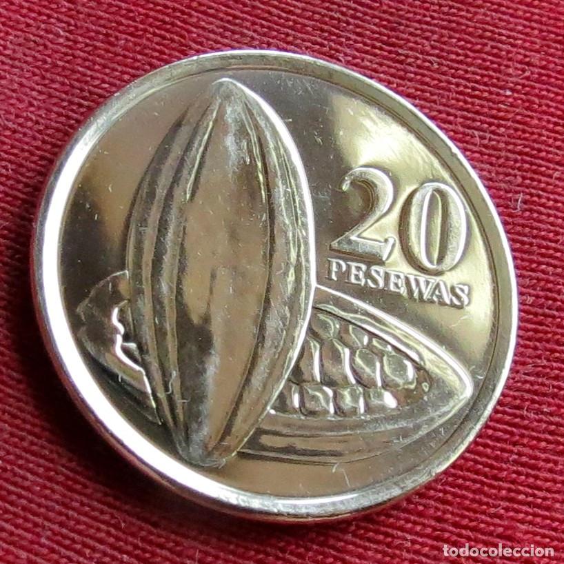 Monedas antiguas de &Aacute;frica: Ghana Gana 20 pesewas 2016 KM# 40 Lt 343 *V2