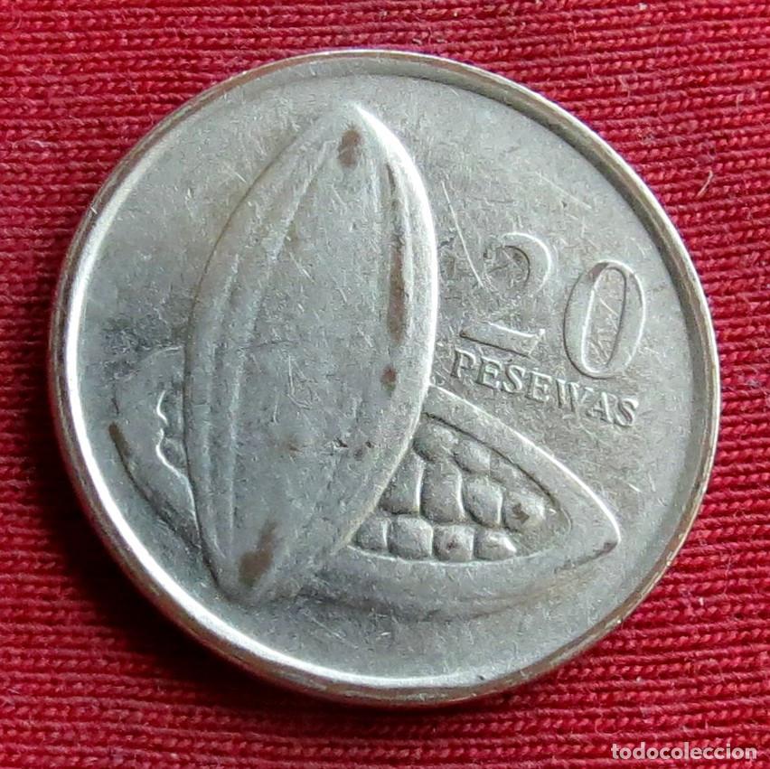 Monedas antiguas de &Aacute;frica: Ghana Gana 20 pesewas 2007 KM# 40 Lt 1381 *V1
