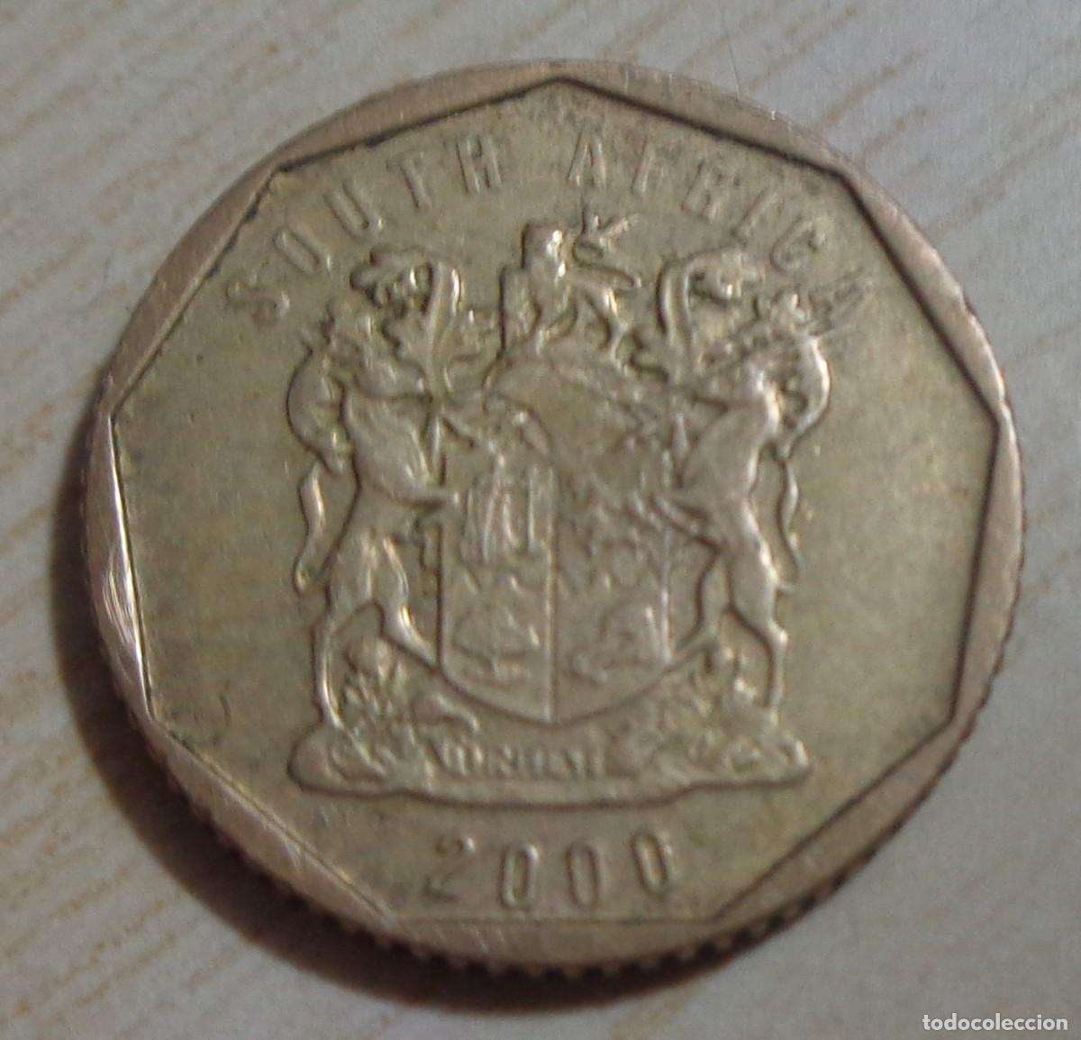 Monedas antiguas de &Aacute;frica: MONEDA: 10 CENTAVOS, SUDAFRICA 2000