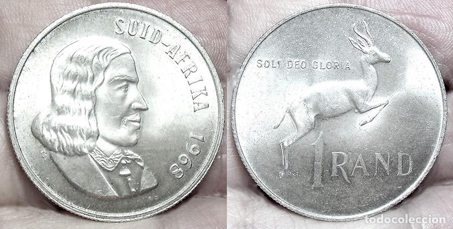 Monedas antiguas de &Aacute;frica: SUD AFRICA - 1 RAND - 1968 - PLATA - NO CIRCULADA