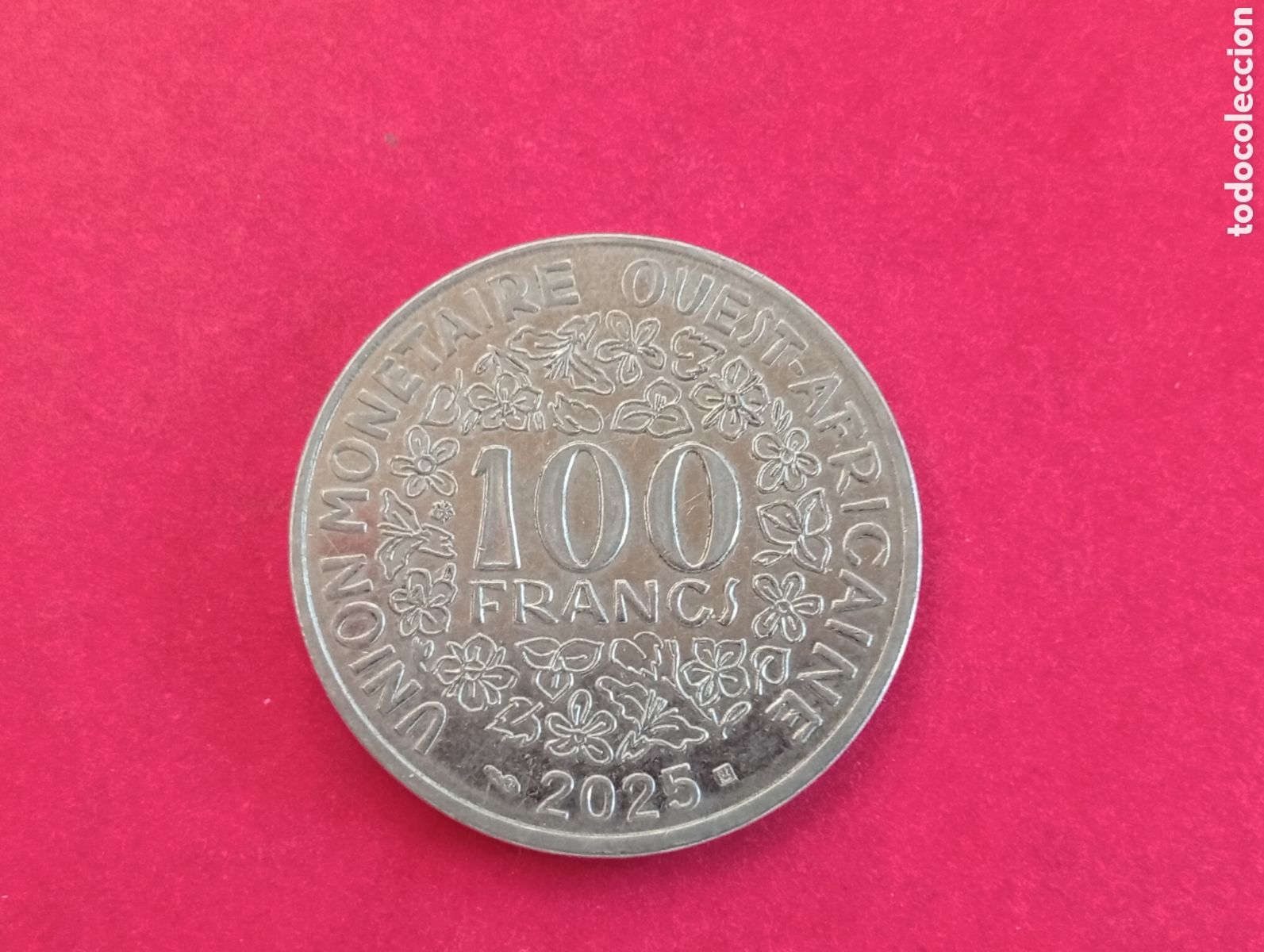 Monedas antiguas de &Aacute;frica: 100 francos &Aacute;frica Oeste 2025