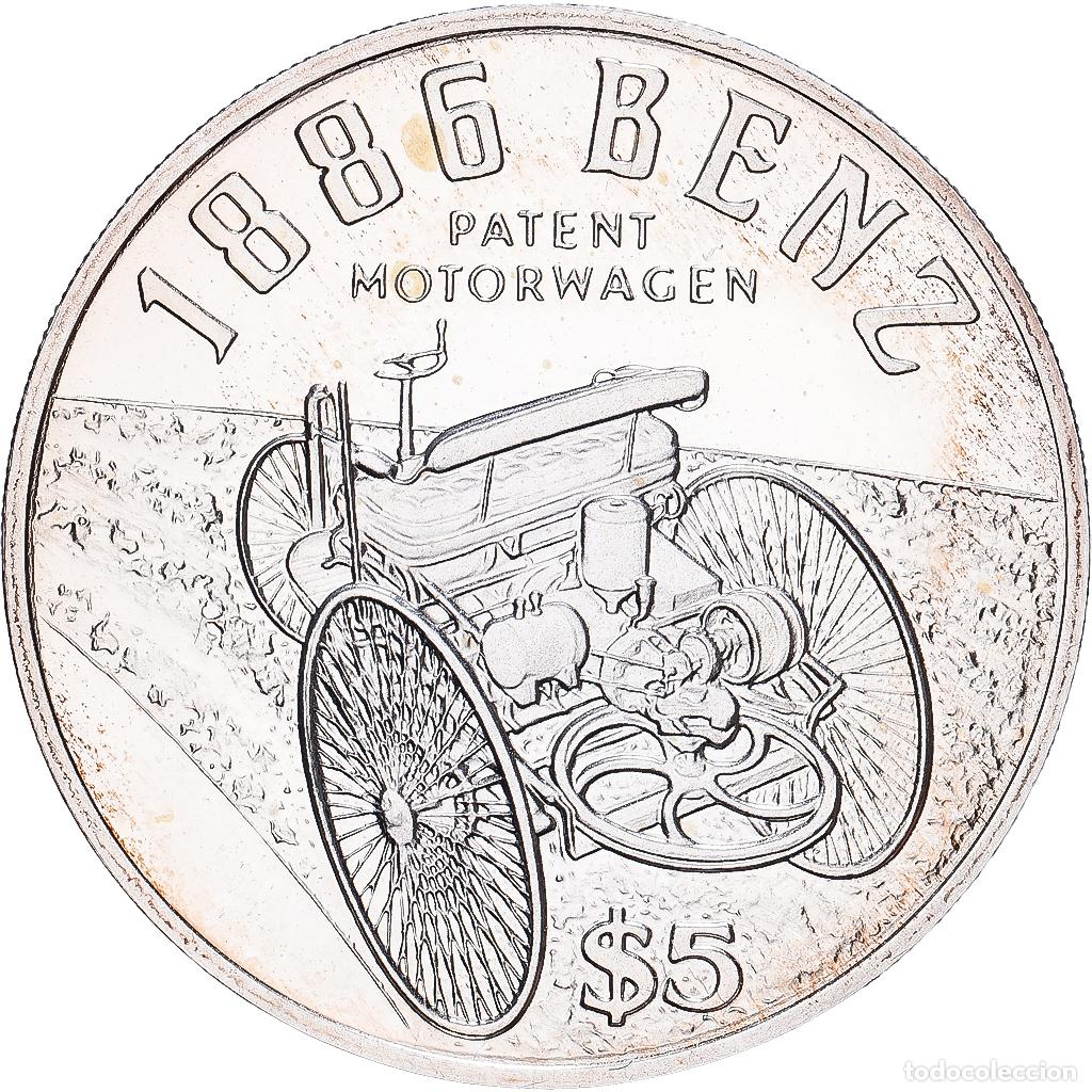 Monedas antiguas de &Aacute;frica: [#1261231] Liberia, 5 Dollars, 1995, Plata, EBC+, KM:562