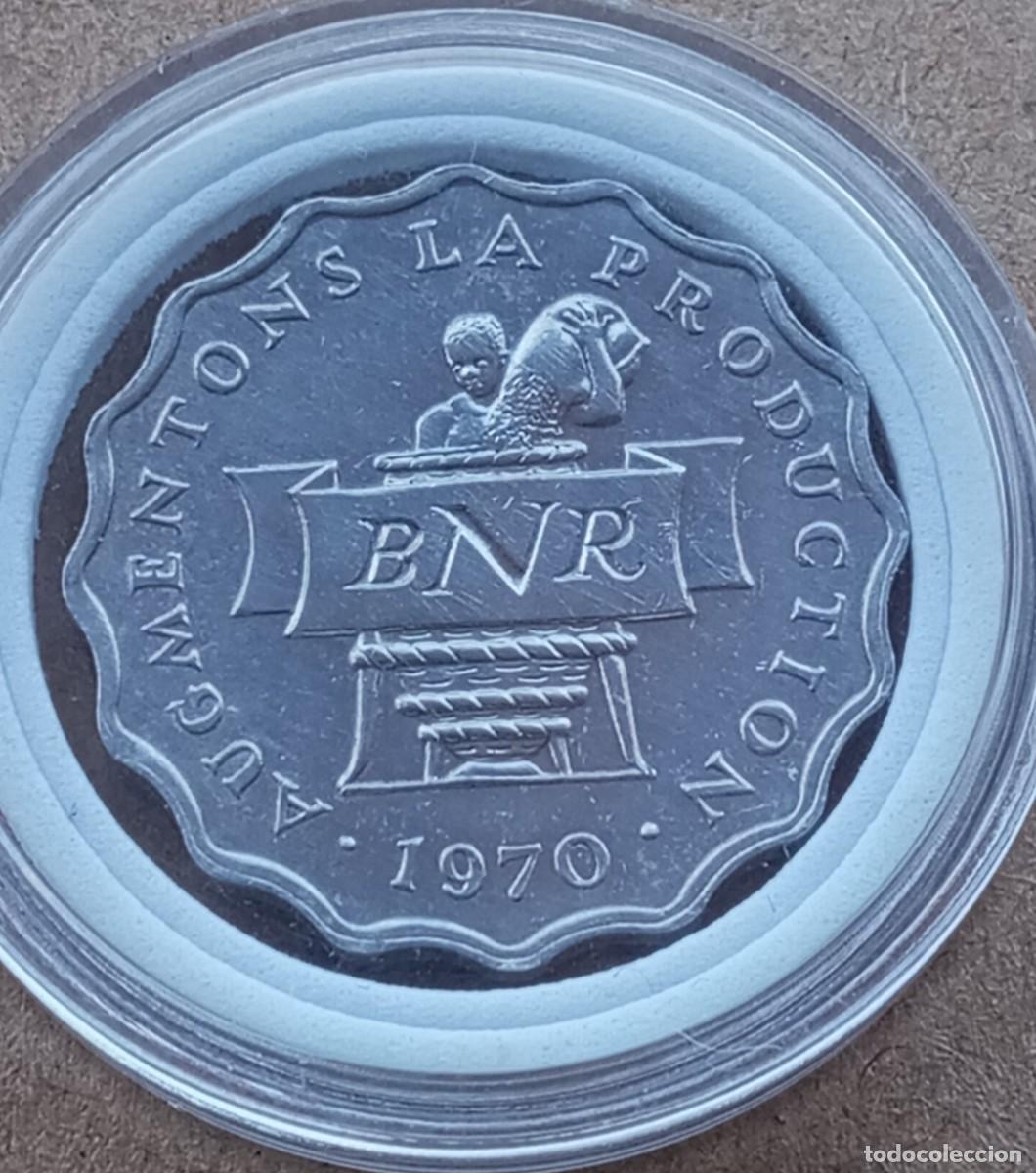 Monedas antiguas de &Aacute;frica: LOTE N&ordm; 117 MONEDA CONMEMORATIVA DE RUANDA (SIN CIRCULAR)