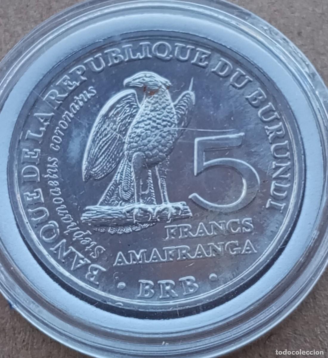Monedas antiguas de &Aacute;frica: LOTE N&ordm; 119 MONEDA CONMEMORATIVA DE BURUNDI (SIN CIRCULAR)