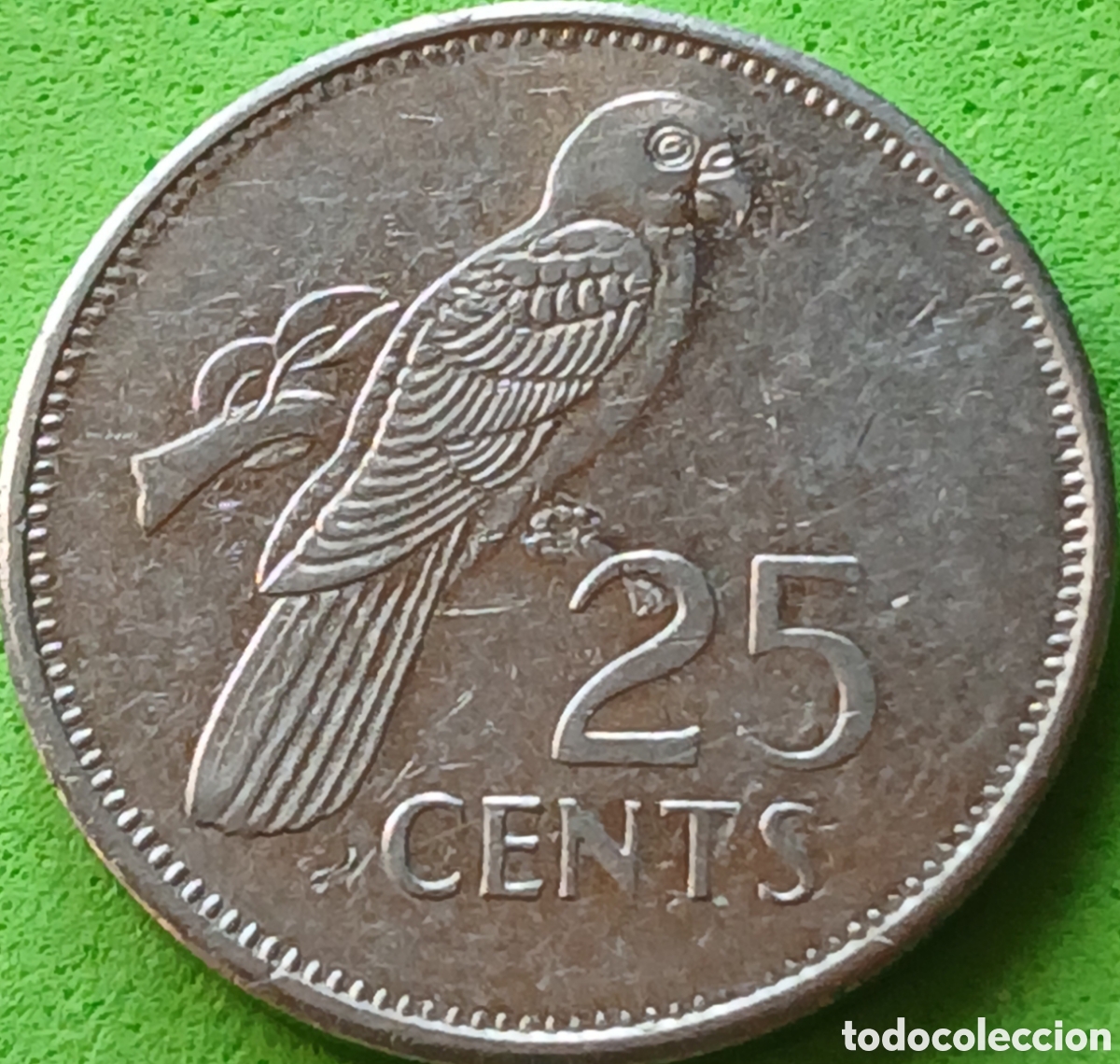 Monedas antiguas de &Aacute;frica: Seychelles 25 cents 1993 km#49a