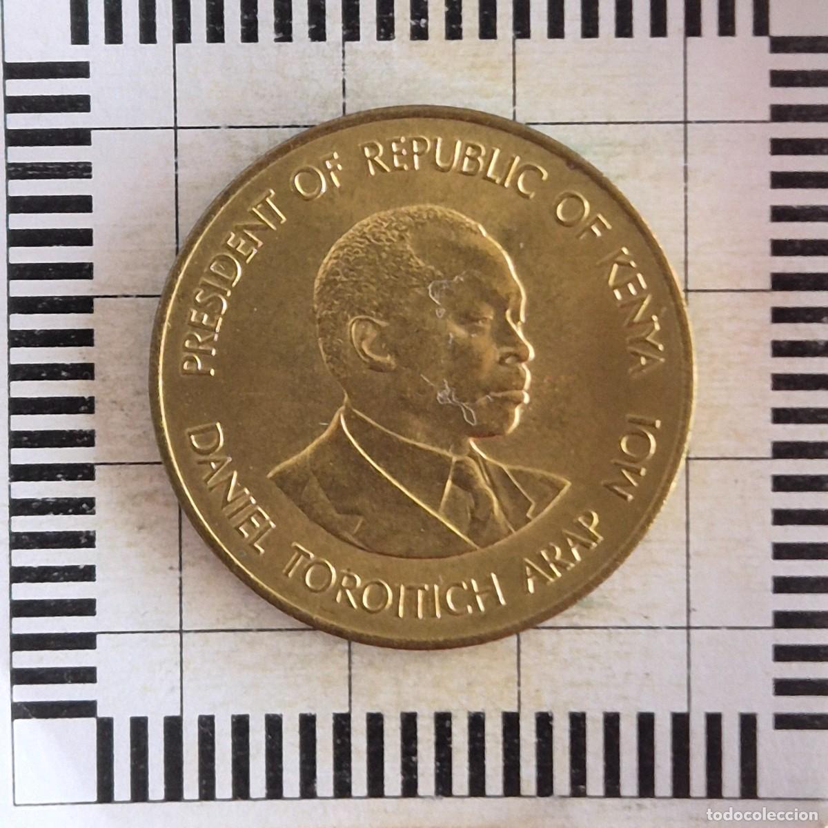 Monedas antiguas de &Aacute;frica: 10 CENTS, KENIA. 1980. (KM#18).