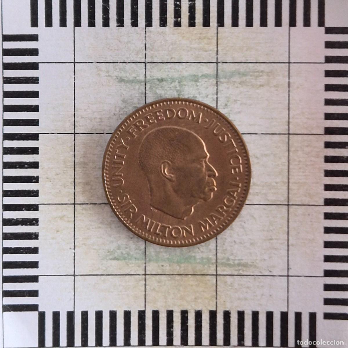 Monedas antiguas de &Aacute;frica: 1/2 CENT, SIERRA LEONA. 1964. (KM#16).