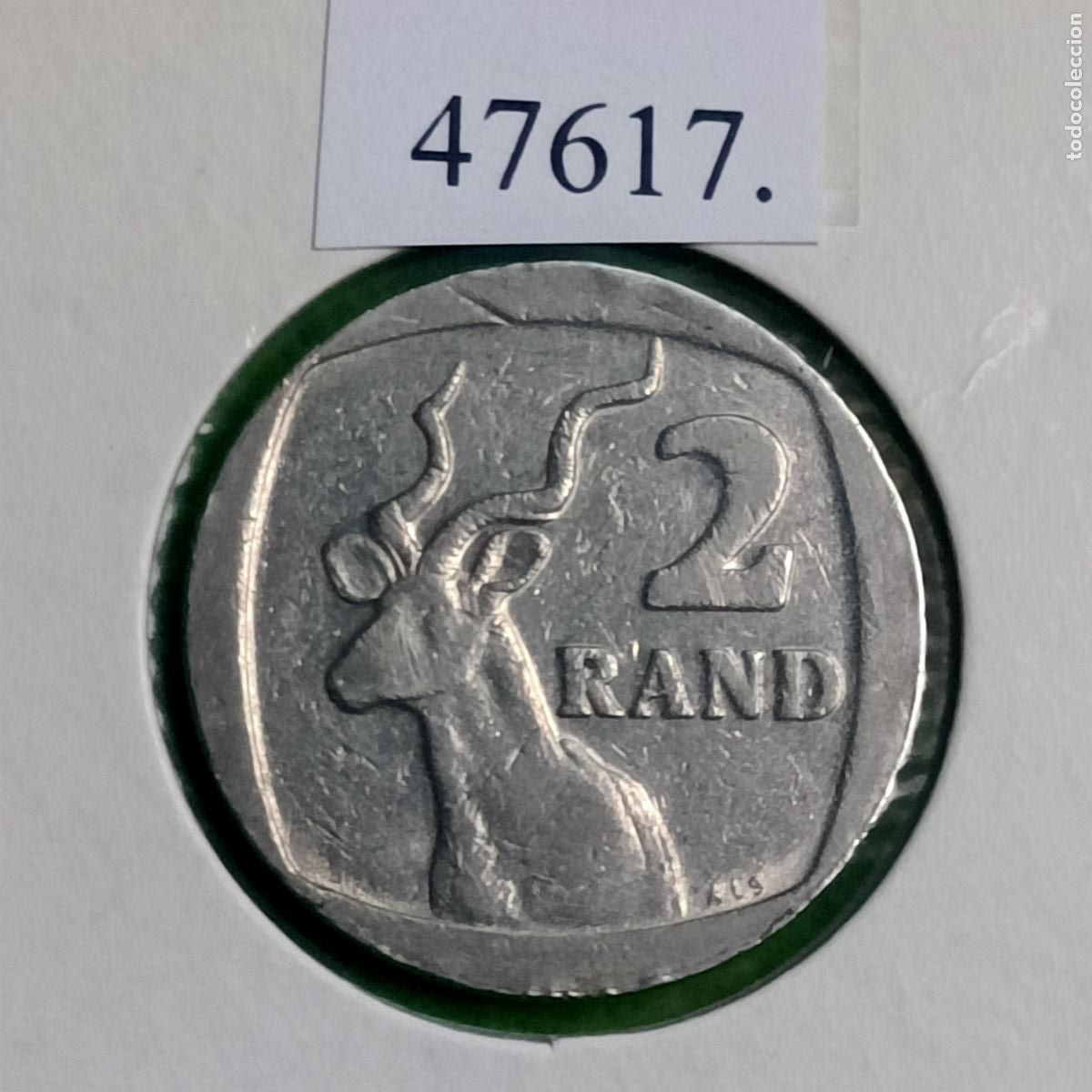 Monedas antiguas de &Aacute;frica: Sudafrica 2 rand 1990