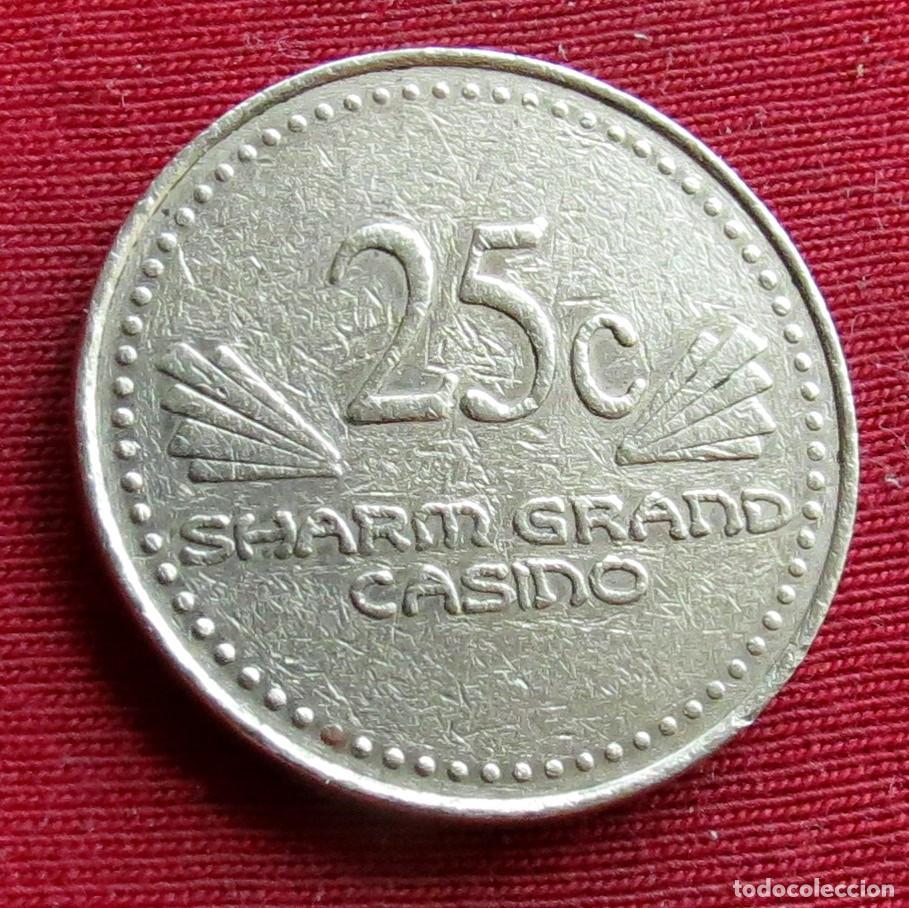 Monedas antiguas de &Aacute;frica: Egypt Casino Sharm Grand 25 cents